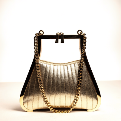 The Golden Hour Evening Bag – Champagne Gold
