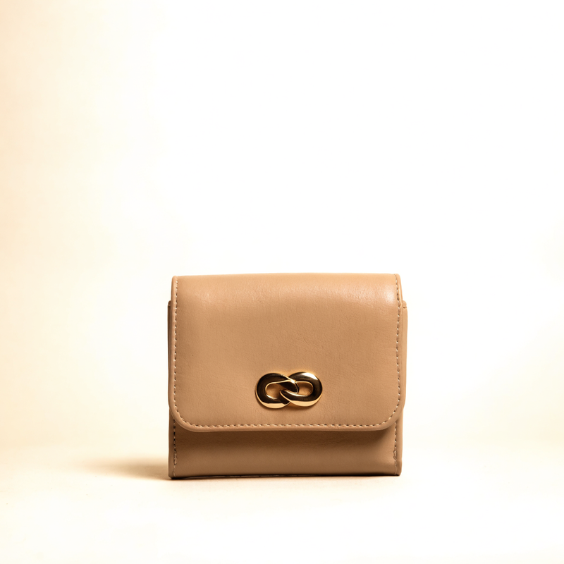 Beige women's wallet - Trendy Women Collection