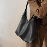 Slouchy Hobo Crossbody Bag Black Interior