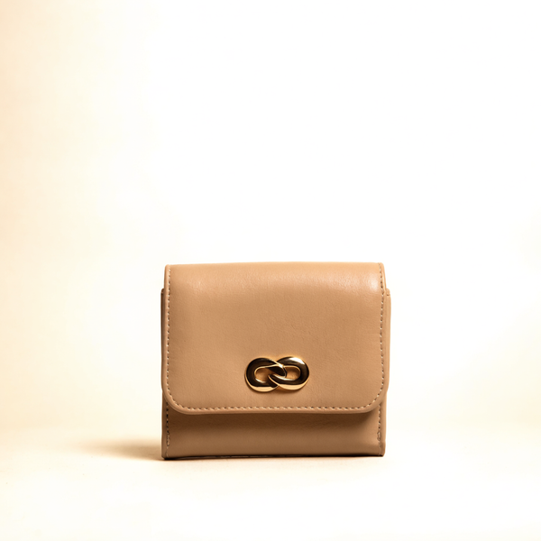 Beige women's wallet - Trendy Women Collection